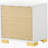 White 2-Drawer Nightstand