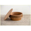 Table basse ronde 31,5 "avec couvercle rabattable, corde de chanvre et table tissée en rotin de style naturel rétro pour le salon, la salle à manger et la cuisine