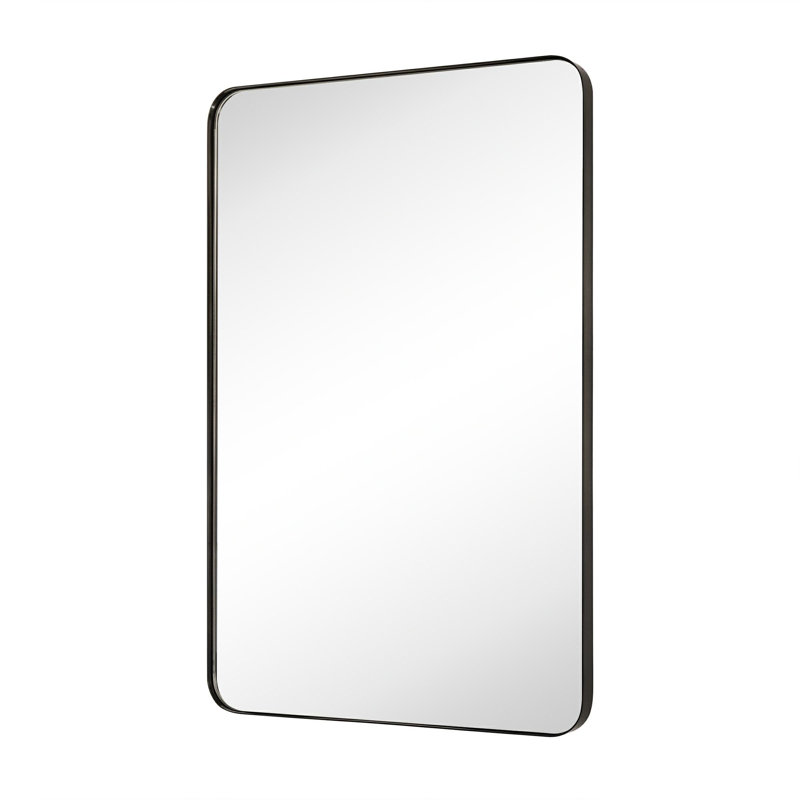 Miroir de salle de bain Javeion, 36 po x 24 po, Bronze frotté à l'huile