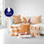 Housse de coussin d'intérieur moucheté orange Mimi-1317130258