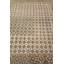 Tapis unique brun, beige et moka des années 1950 de 4 pi 6 po x 7 pi 4 po Konya
