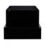 Table basse noire avec un style architectural enchanteur et une capacité de rangement pratique et séduisante-392384721