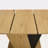 61.81 (46.46) Inch Extendable Dining Table With Built-In Storage, Modern Wooden Table With Sturdy Metal Frame And MDF Base, Adjustable Tabletop For Home Kitchen, Dining Room, And Office Spaces.-111286414