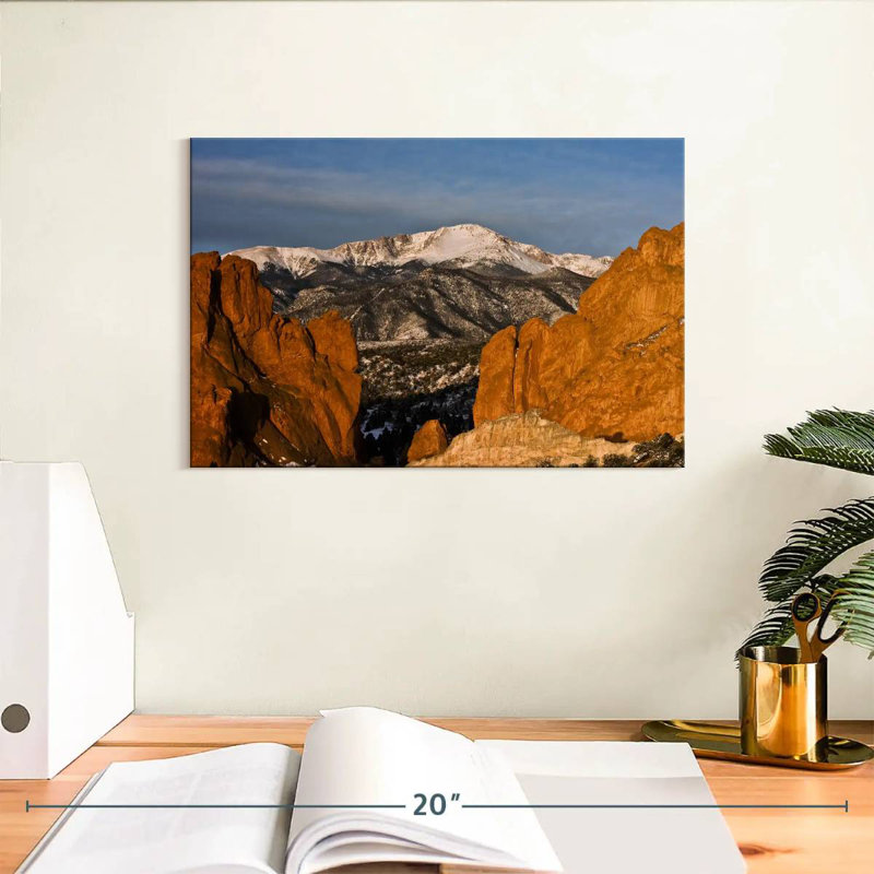 Alvord Pikes Peak Morning Glow, H 8 po x l 12 po