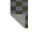 Machine Washable Checkered Brown Area Rug