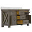 Jessen 60" Double Bathroom Vanity Set with Mirror-435278936