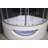 59'' W 89'' H Framed Round Double Slide Tub Enclosure