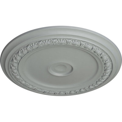 31 médaillons de plafond Carlsbad de 31 1/8 po x P 1 1/2 po (convient aux auvents jusqu'à 5 1/2 po)
