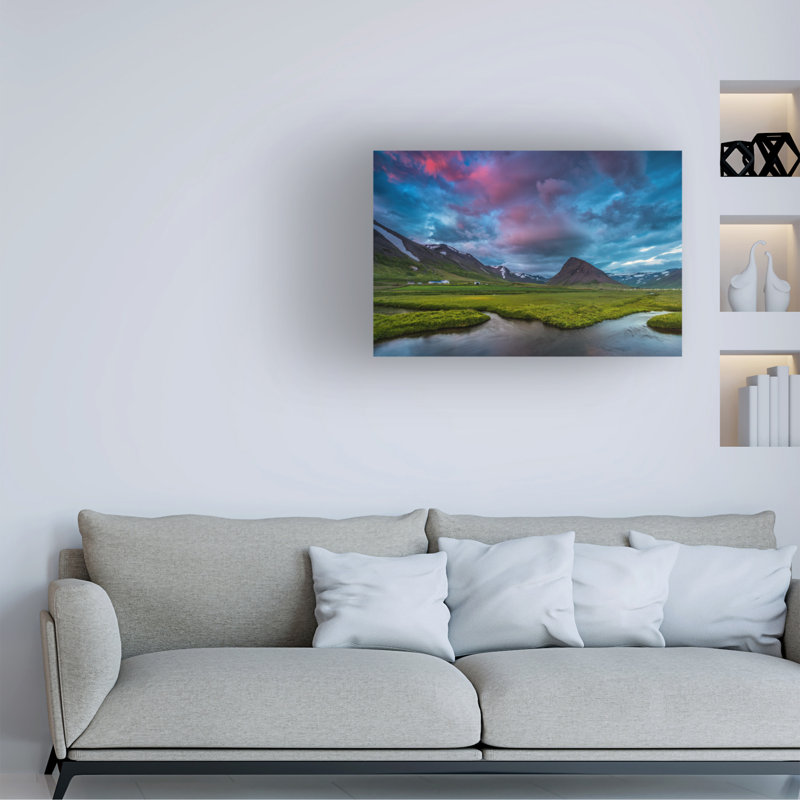 Raymond Hoffmann Farmland Canvas Art, 30" H x 47" W