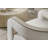 Fauteuil d'appoint CC en cascade de polyester de 74,93 cm de large