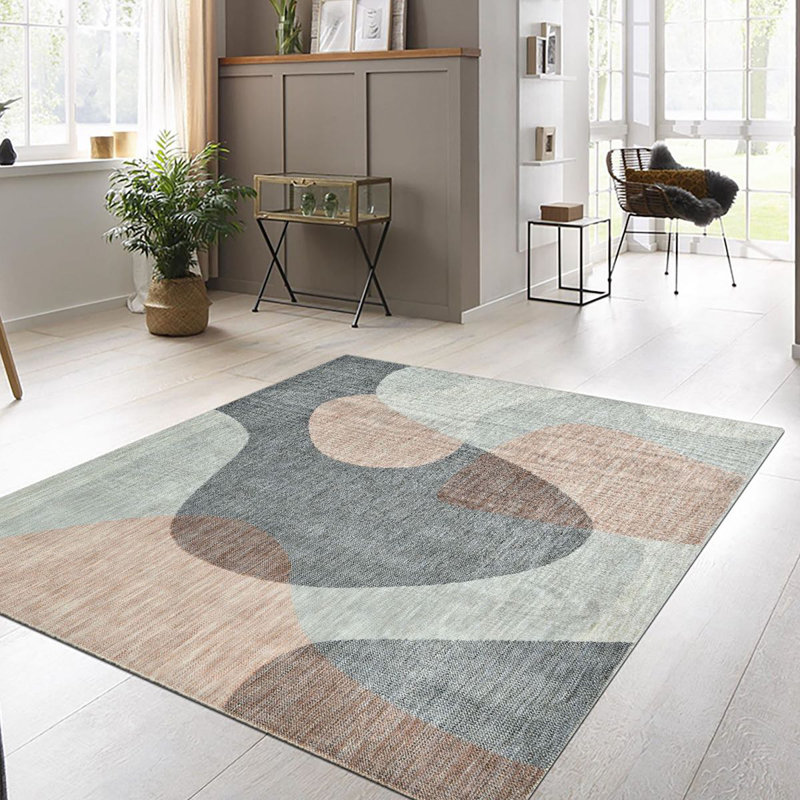 Tapis abstrait lavable Holt Organic Modern - Collection Coda, Rectangle 5 pi 3 po x 7 pi 3 po