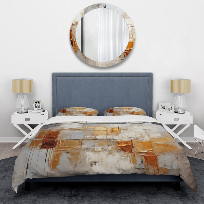 Ensemble de housse de couette en microfibre / polyester Transcendent Textures