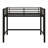 Metal Loft Bed With Ladder And Guardrails-1287963184