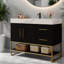 Single Bathroom Vanity with Faux Marble Top