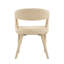 Ensemble de 2 chaises de salle à manger modernes, structure en métal Boucle pour petite cuisine