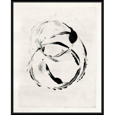 Mid-Century Homage - Peinture encadrée sur papier