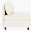 Canapé modulaire modulaire, coussin de dossier relaxable, chenille beige, 4, P 98,72 po x l 64,61 po H 32,74 po, poids de 183,77 lb avec option de rangement, confortable, profondeur, largeur, hauteur,-1666840159
