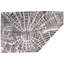 Silk Abstract Area Rug in Gray