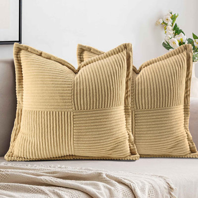  Housse de coussin texturée