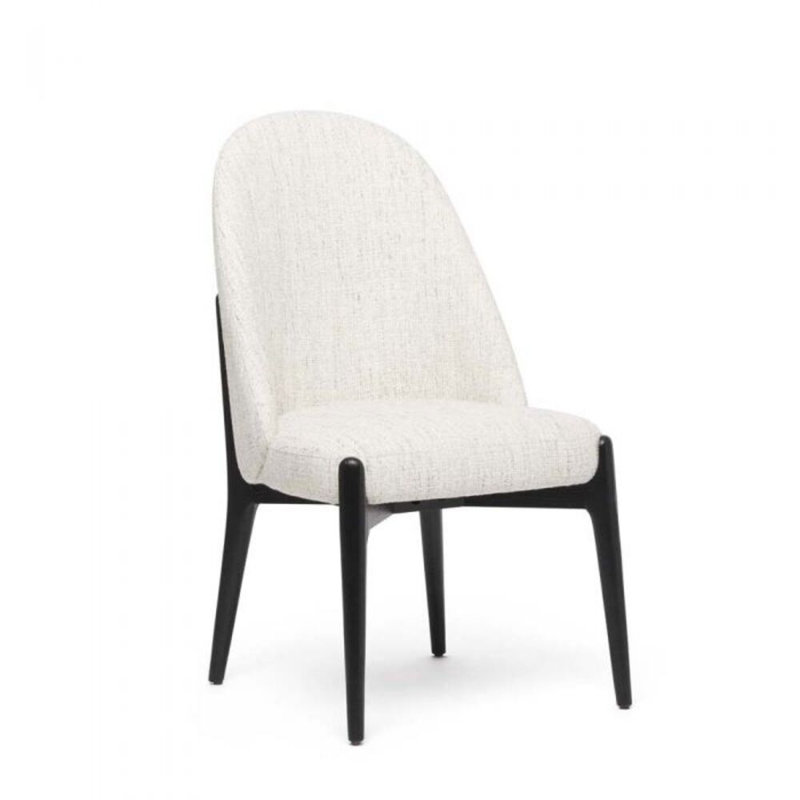 Oakley Upholstered Dining Chair, Matte Black