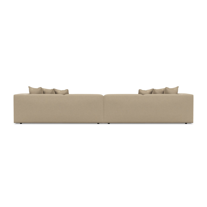 Bliss Sectional, Taupe Polyester