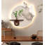 Décoration murale en grès de verdure crème de style crème haut de gamme-666347182