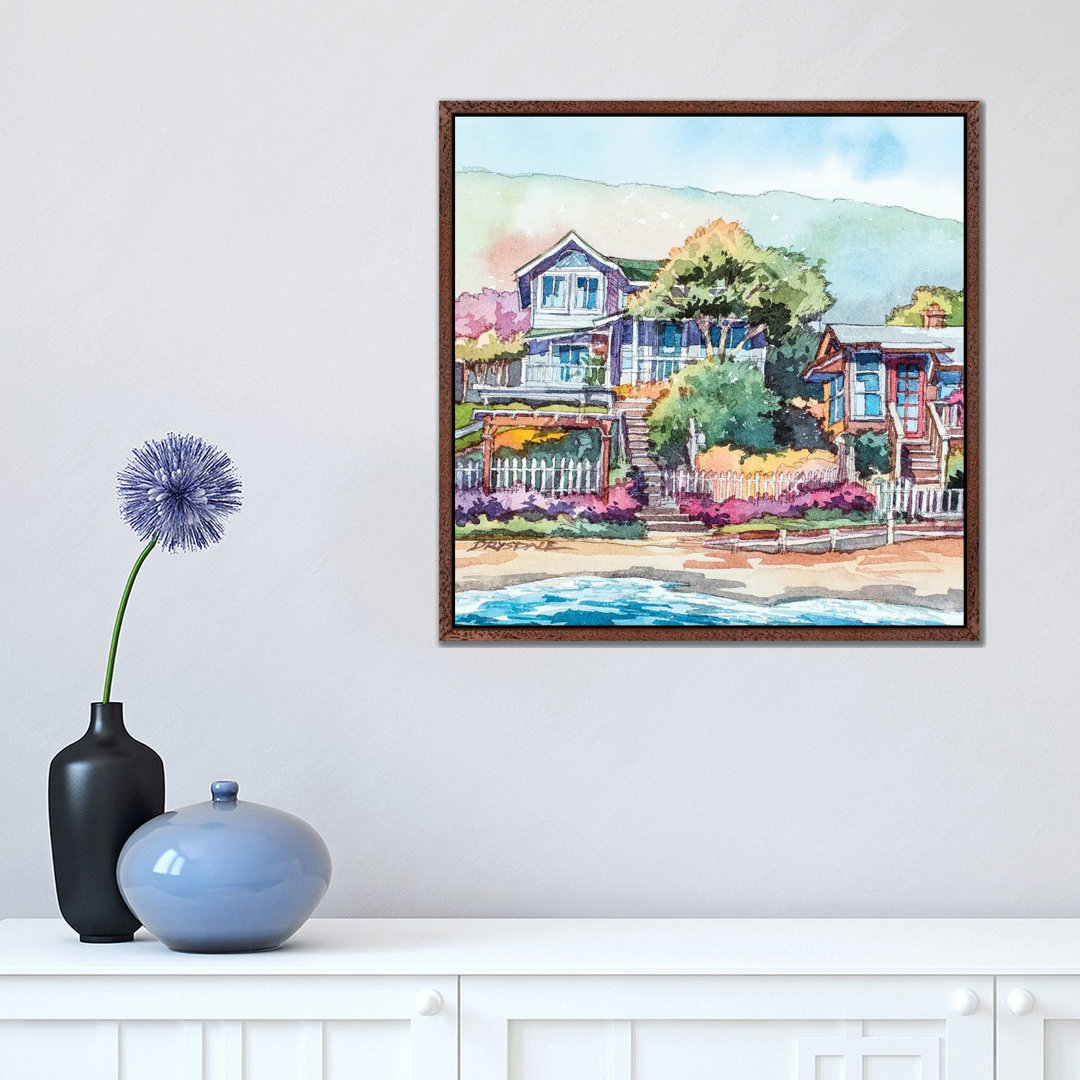 Abstract Dress II by On Rei - Floater Frame Print on Canvas