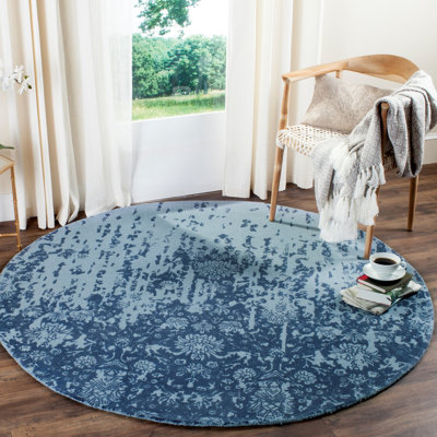 Ellicottville Restoration Vintage Hand Tufted Wool Floral Rug