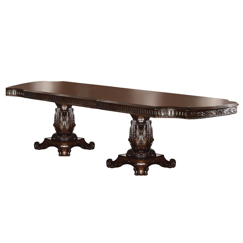 with Solid Wood Base Dining Table