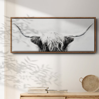 Longhorn - toile encadrée