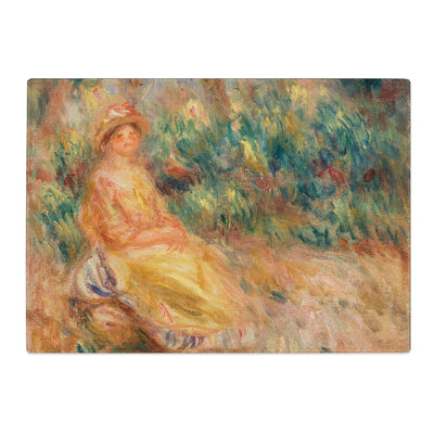 Woman by Pierre-Auguste Renoir Chopping Board