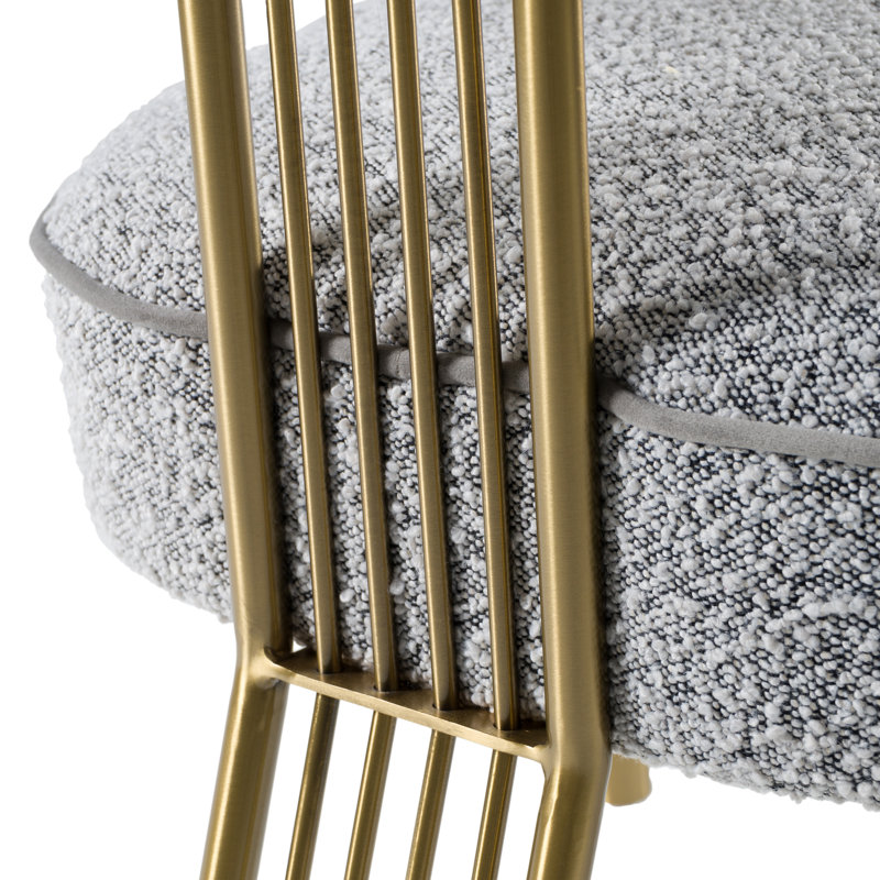 Chaise avec accoudoirs en polyester Kutsal