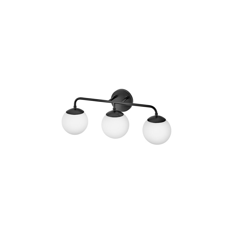 Kobie 3 - Light Dimmable Vanity Light, Black