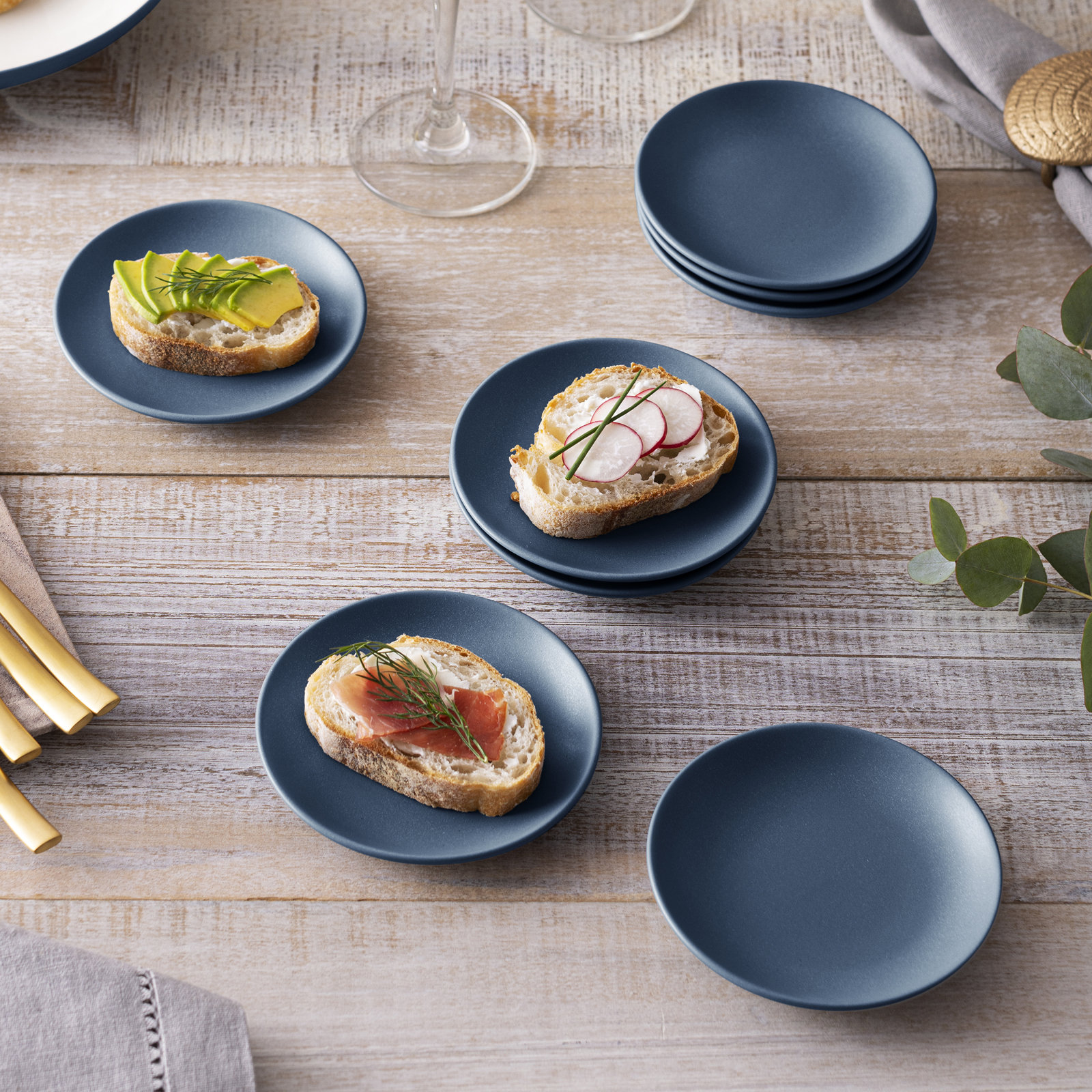 Noritake Colorwave 5" Appetizer Plate, Blue