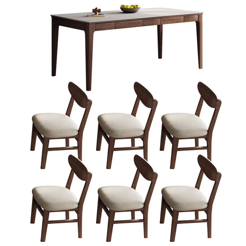 Table de salle à manger White Rock, H 29,52 po x L 55,11 po x l 31,49 po