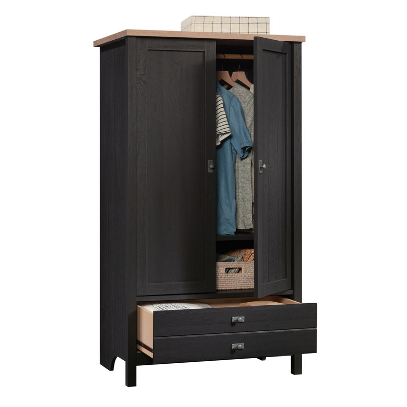 Armoire, finition noire, Noir