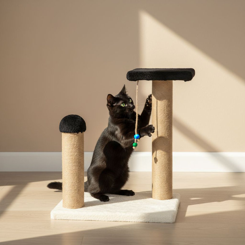 Grattoir pour chat, Noir