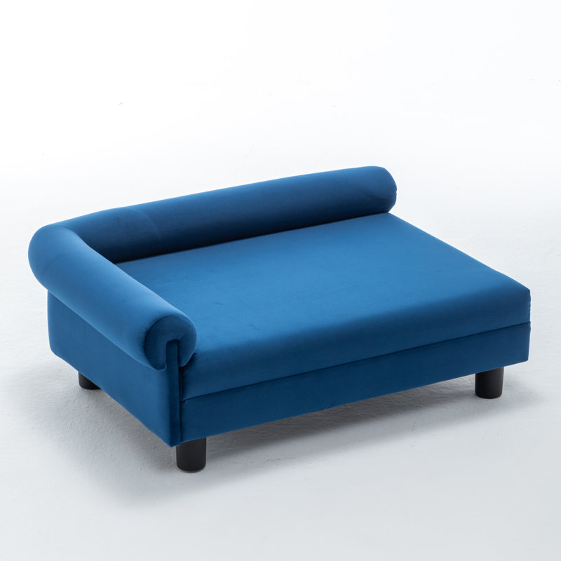 Lit pour chien Malcolm Elegant Rectangle, Navy