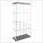 Modern Glass Display Cabinet With LED Lights