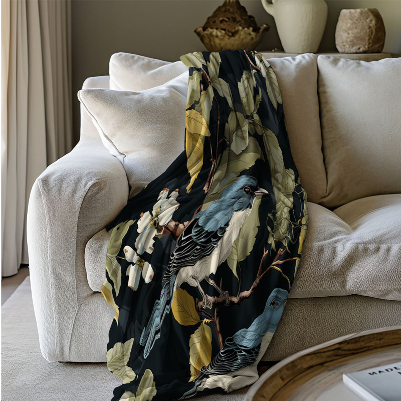 Garden Wings - 1 pièce Sherpa Premium, Grand lit