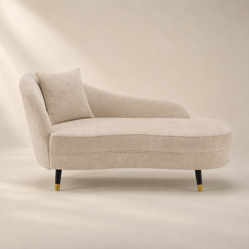 Fauteuil inclinable rembourré BellaLuxe Boucle