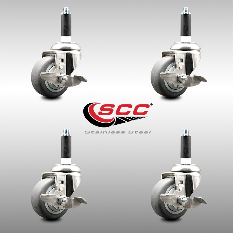 Thermoplastic Rubber Casters