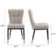 Chaise d'appoint en similicuir 18,9 po H