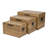 Sable Set of 3 Trunks with Gold Handles-2046904636