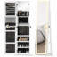 Glass Jewellery Chest with Mirror