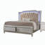 Lit plateforme avec rangement en cuir Kaitlyn-98192880
