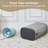Kitchen Trash Can, 55L/14.5 Gallon Rectangular Trash Can With Pop-Up Lid