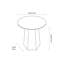Teaisha Pedestal End Table