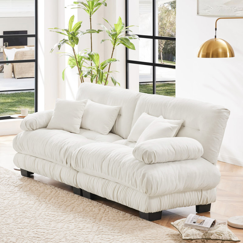 Canapé 2 places Cloud Couch, Blanc