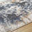 Rectangle Ewarton Abstract Machine Woven Polyester Area Rug in Orange/Blue-88077840